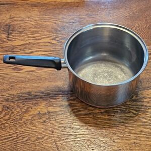 Vintage Revere Ware Copper Clad SS Saucepan for Penneys Bakelite Handle